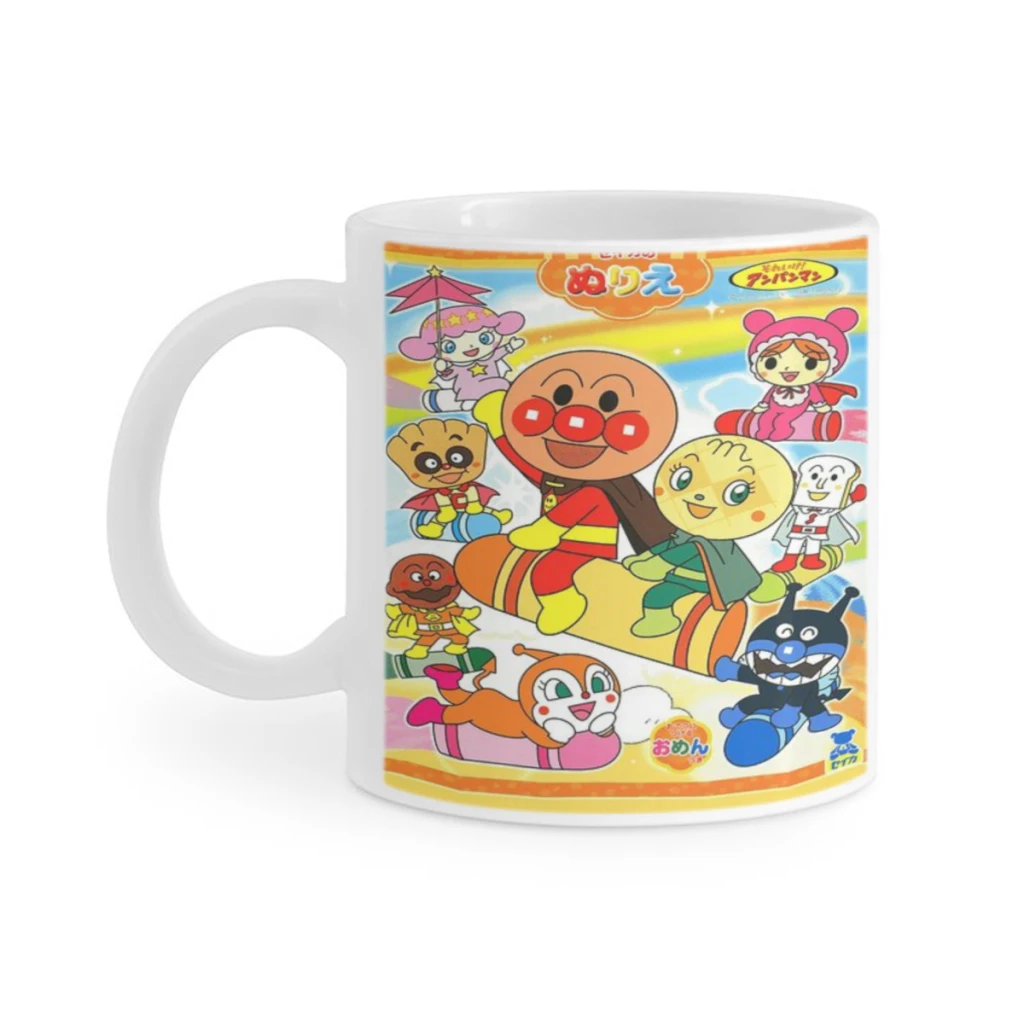 Cute Anpanman Cartoon Ceramics Coffee Mugs Tea Cup Milk Cups Gifts Drinkware Coffeeware