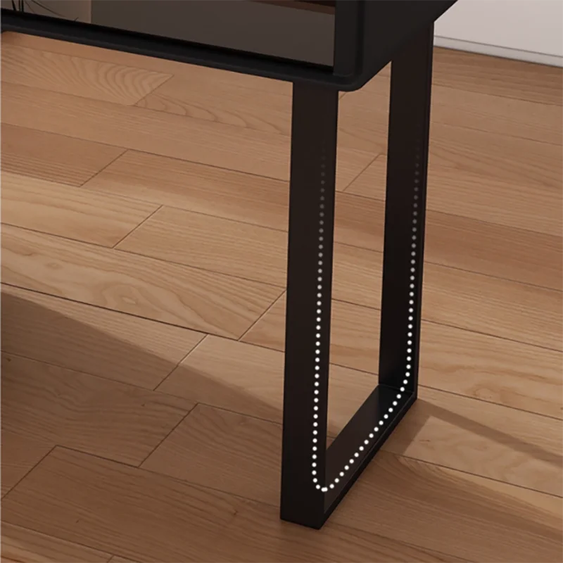 Mesa de unhas de luxo francesa profissional multifuncional simples com armazenamento mesa de unhas glam moderno mesa de manucure móveis