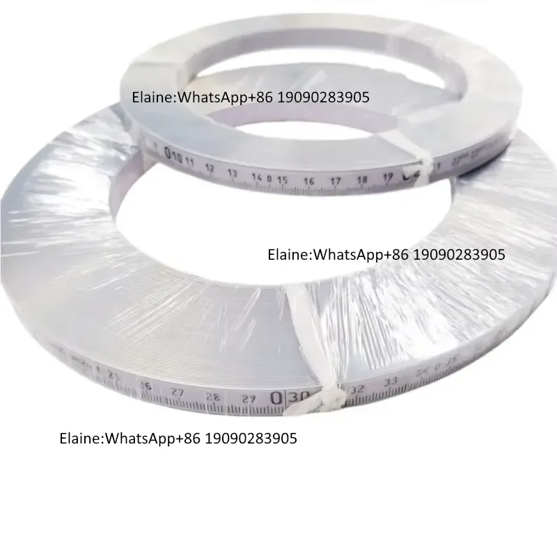 White Color UTI Meter Tape 15m MMC UTI Tape RT-127T-W15 RT-127T-W37 One Side Metric,one Side British Scale UTI Tapes