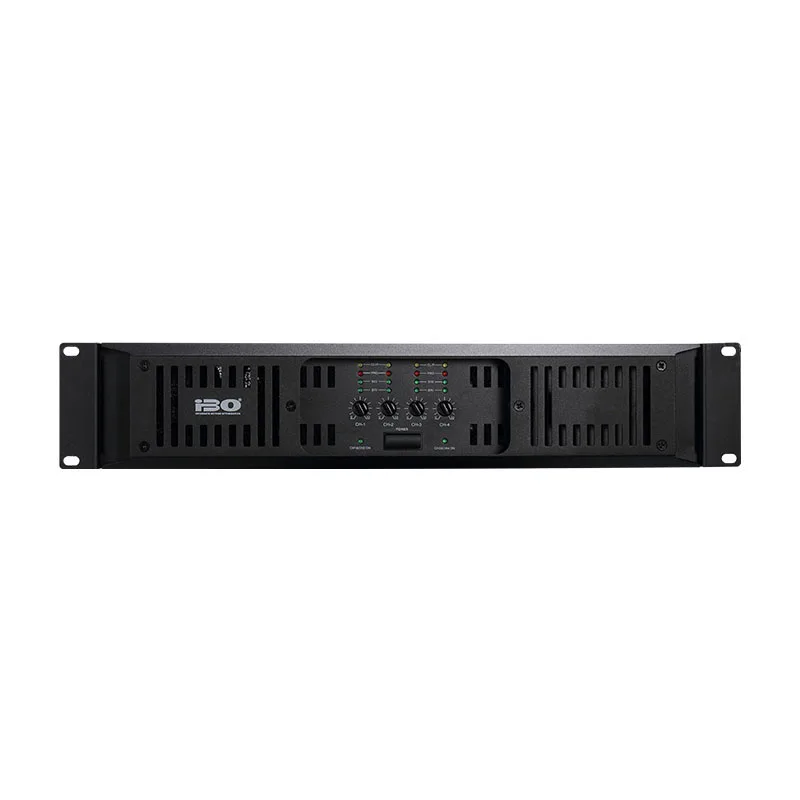 iBO D1200 4-Channel Audio Amplifiers Class D 1200 Watts Power Amplifiers Sound Box Stage Music Equipment