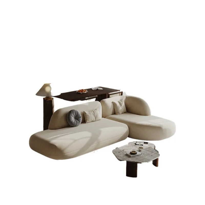 

Minimalist Chaise Concubine Sofa 2025 New Small Apartment Fabric Sofa is modern and simple