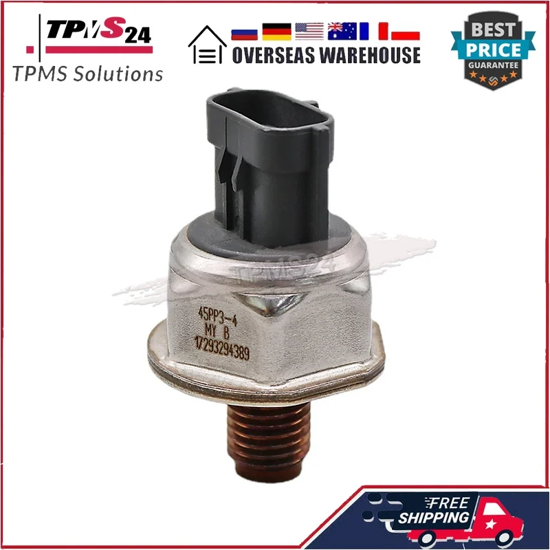 Fuel Rail Pressure Sensor 45PP3-1 Replacement Fit for Ford Transit Mk7 Peugeot Boxer Citroen Relay 2006-2020 45PP31