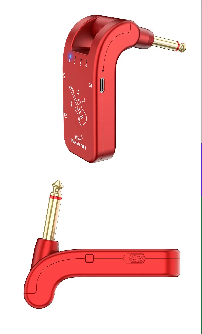 JAMJUM WS-3 Drahtloser Sender und Empfänger, Drahtloses System für E-Gitarre & Elektronische Instrumente – Detail 13