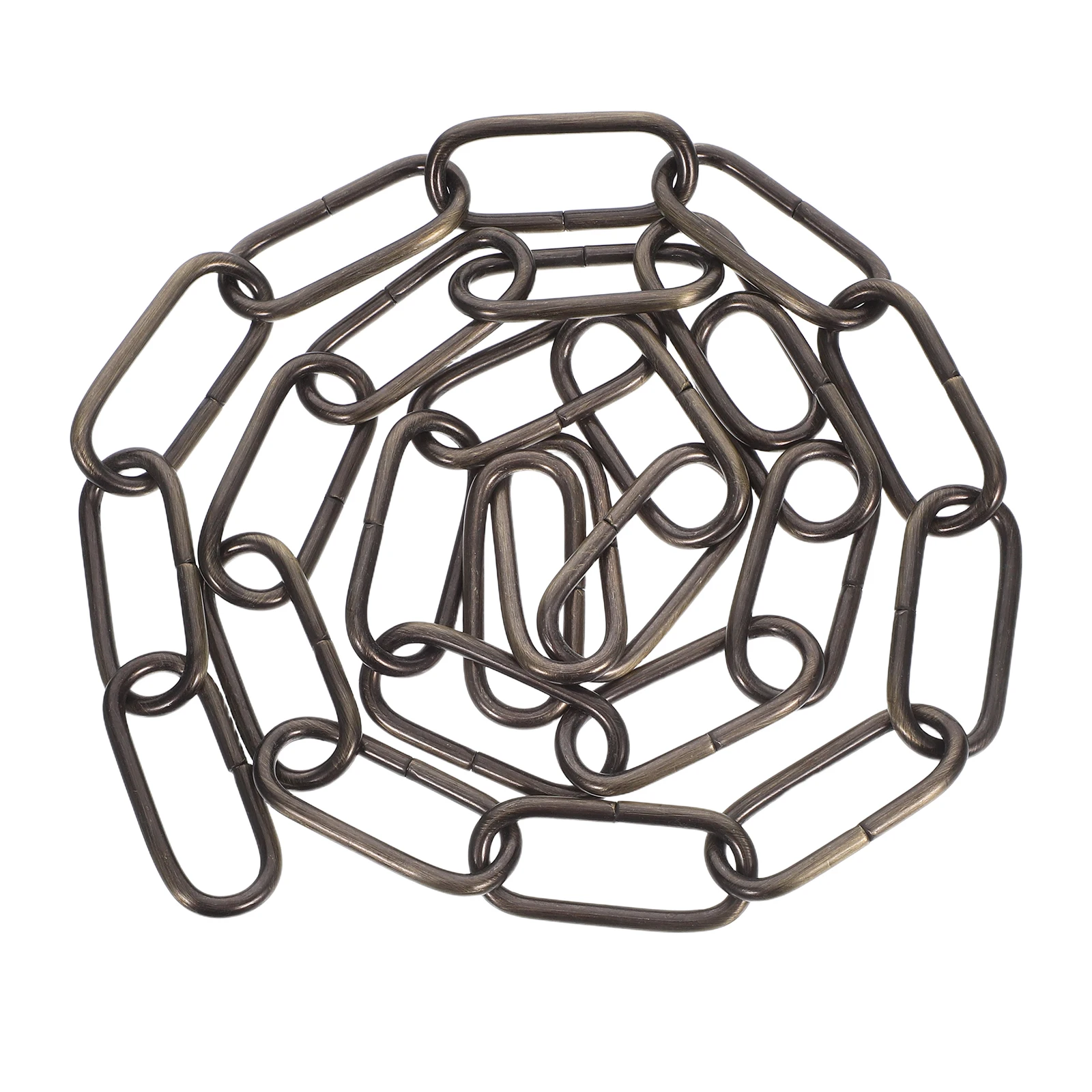 

1M in Length Iron Chain Durable 4MM Thick Hanging Chain Utility Crystal Lamp Chain Lighting Accessories (Bronze)