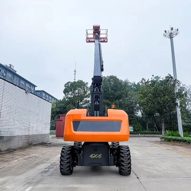 YG14 Industrial Articulating Boom Lift – Electric / Diesel, Flexible Positioning, Construction Maintenance