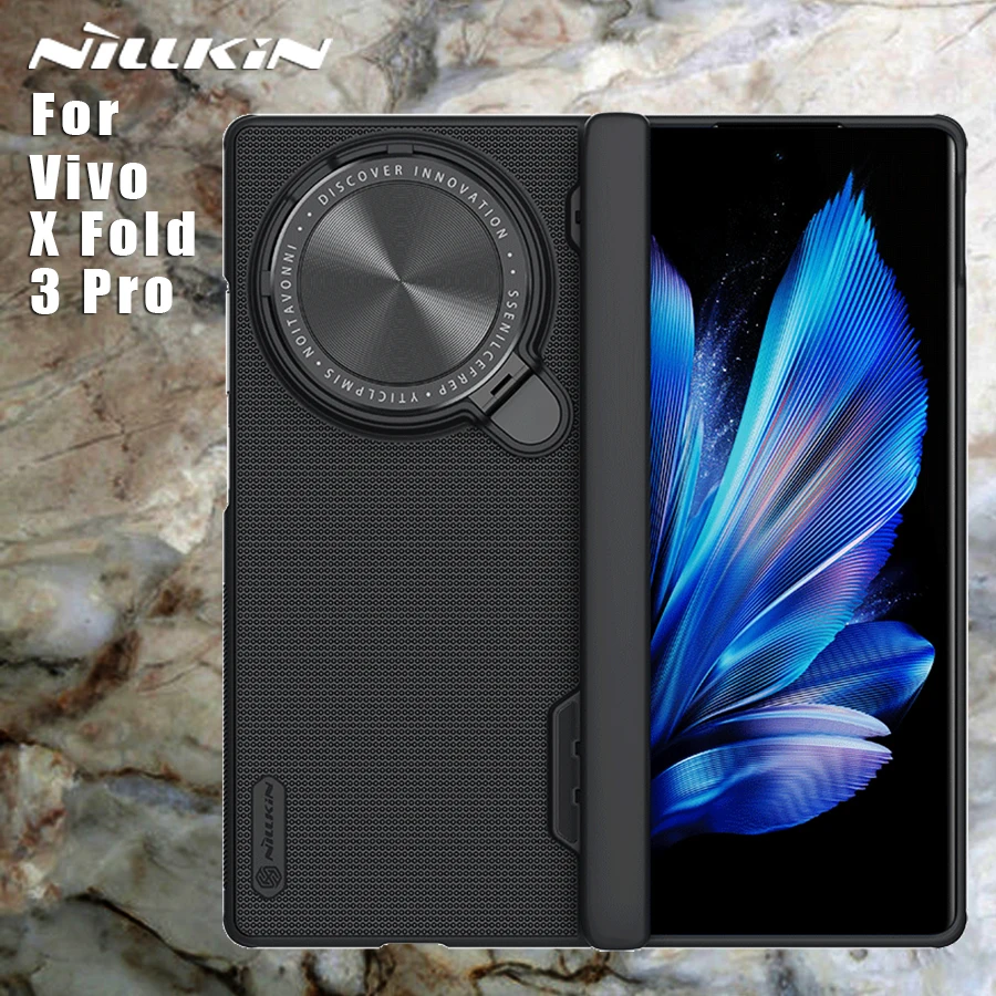 

NILLKIN For Vivo X Fold 3 Pro Case Camshiled Pro Kickstand hard pc TPU Frame Lens Cover 5G