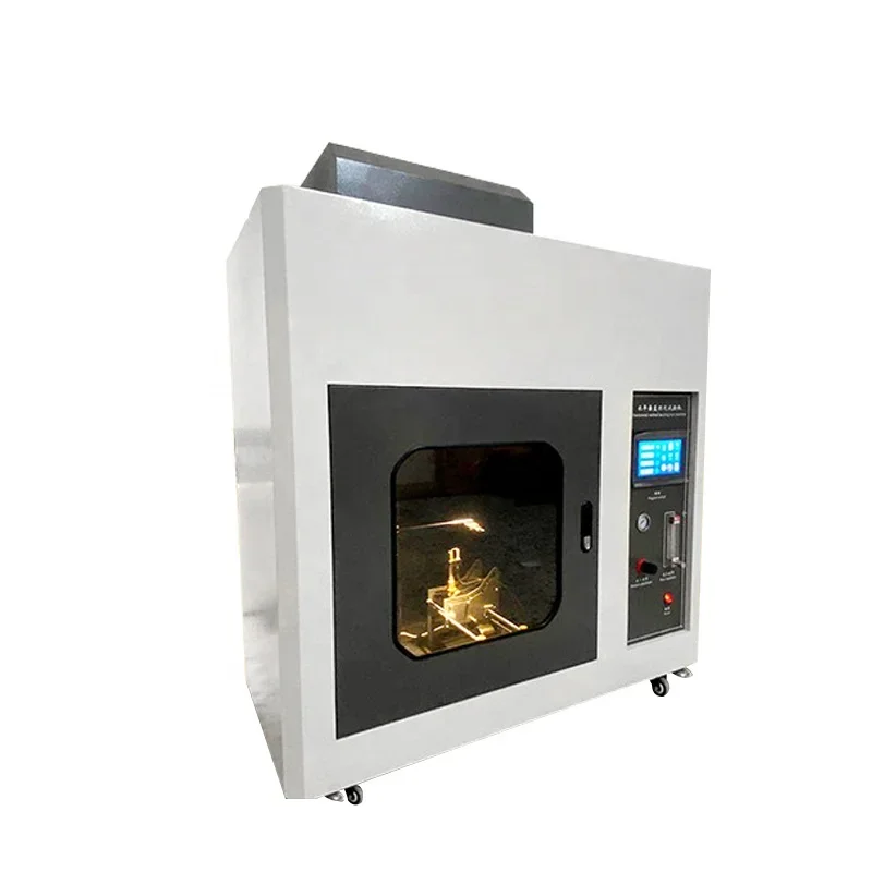 Flammability Resistance Tester UL94 Vertical And Horizontal Flame Test Chamber For Sale