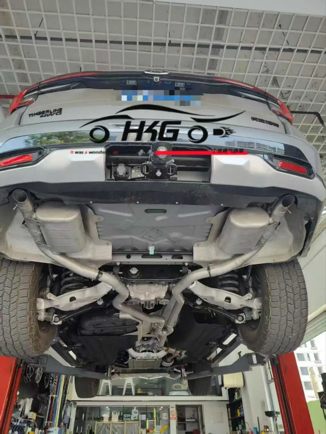 GFC exhaust/ Suitable for 20-24 models of Ford Explorer 2.3T four-wheel drive Catback valve exhaust pipe mufflers