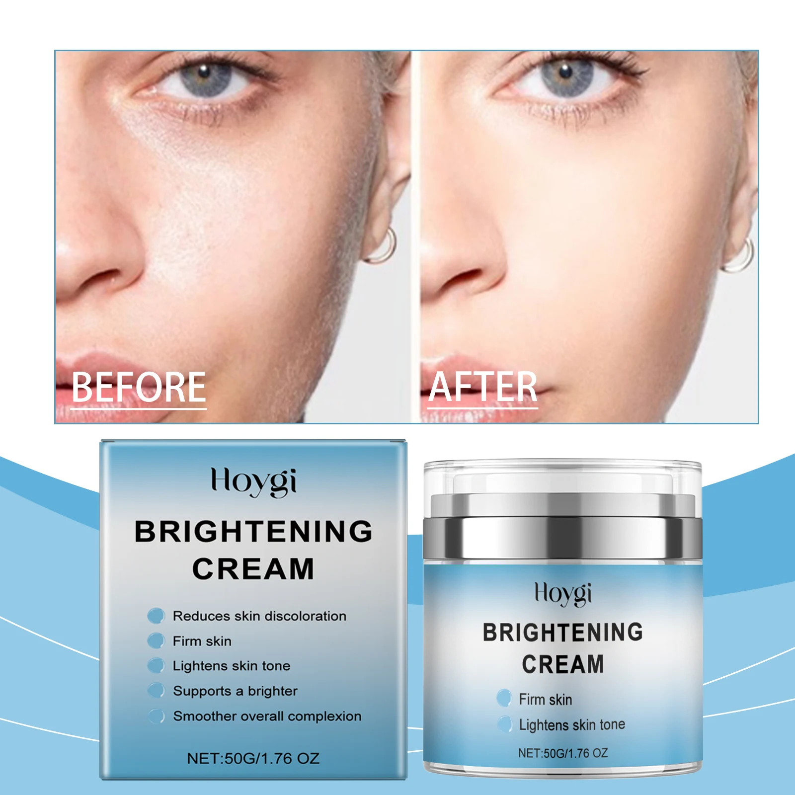 Moisturizing face cream Gentle, soothing, moisturizing and moisturizing facial brightening, moisturizing and moisturizing care c