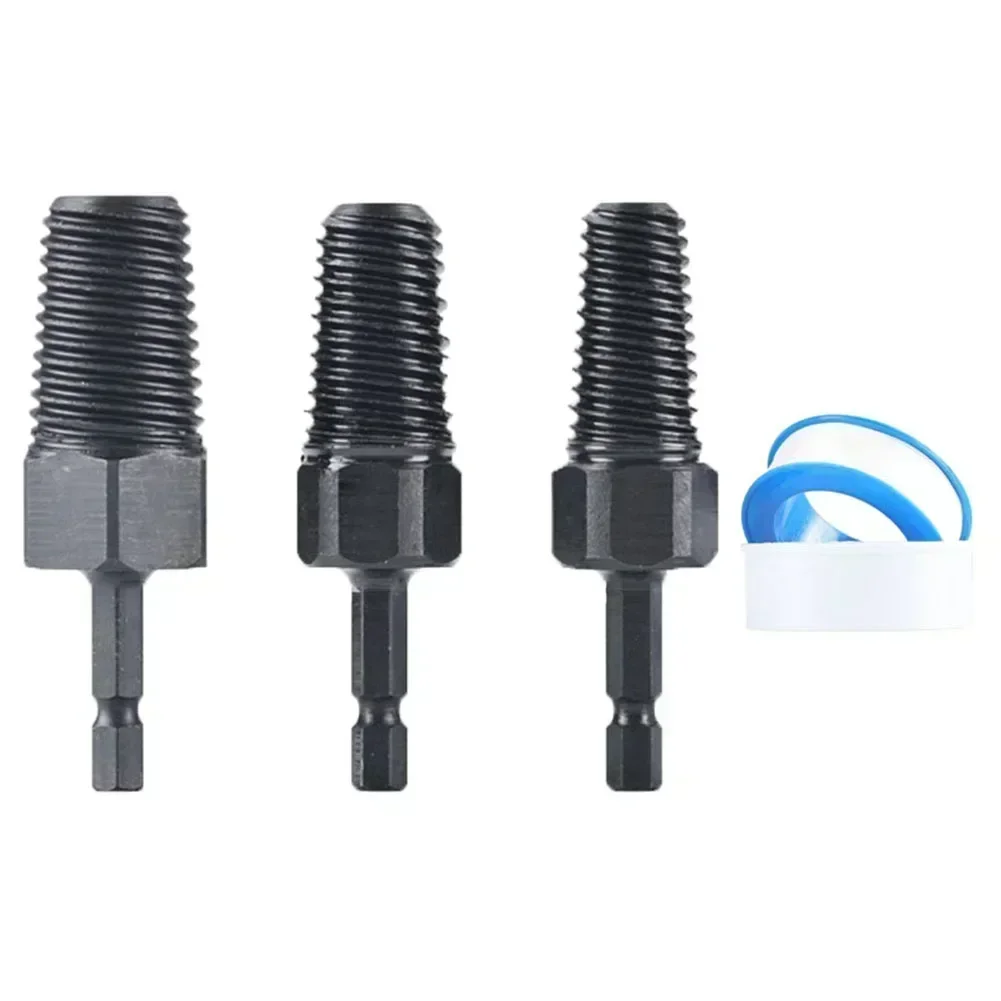 

Broken Screw Extractor Tool Pipe Thread Extractor Bolt Removal Tool Hexagonal Handle Integrated Design Lithium Drill Compatible