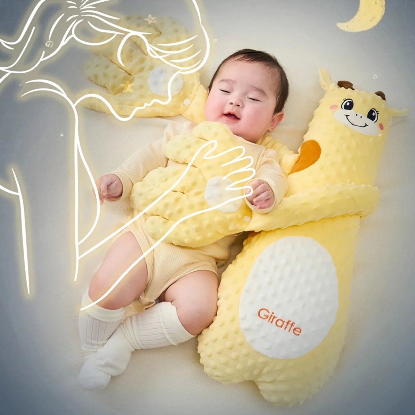 Baby Sleeping Pillow For Baby  - огляд і ціна Baby Nursery Dolls