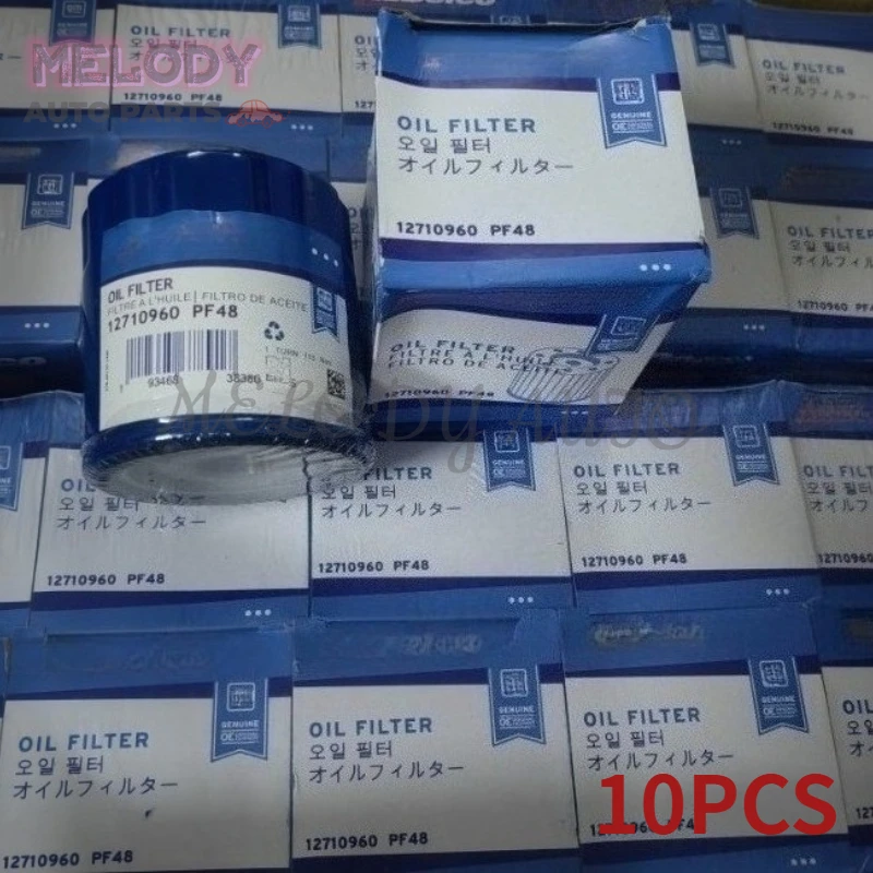 

10PCS 12710960 PF48 Engine Oil Filter For Chevrolet Camaro Buick Enclave LaCrosse Cadillac CTS