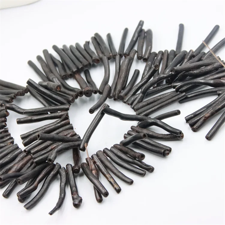 Irregular Tiny Branch Black Coral Bead Good Quality Charms for Jewelry Making Diy Tribal Necklace Earrings Accessories Gift Girl