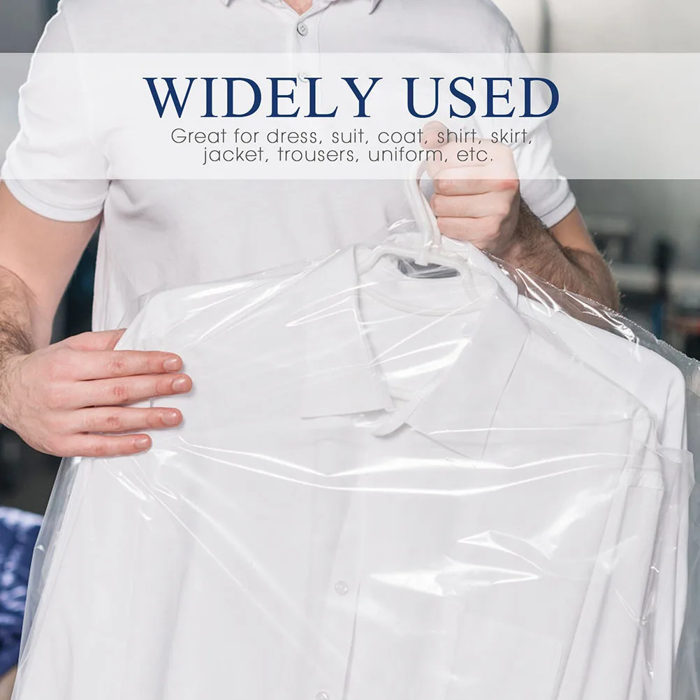 

40Pcs Clothing Dust Covers Heavy Duty Washable Anti Dust Mite Garment Bags for Home Closet Organization Space Saving Clothes