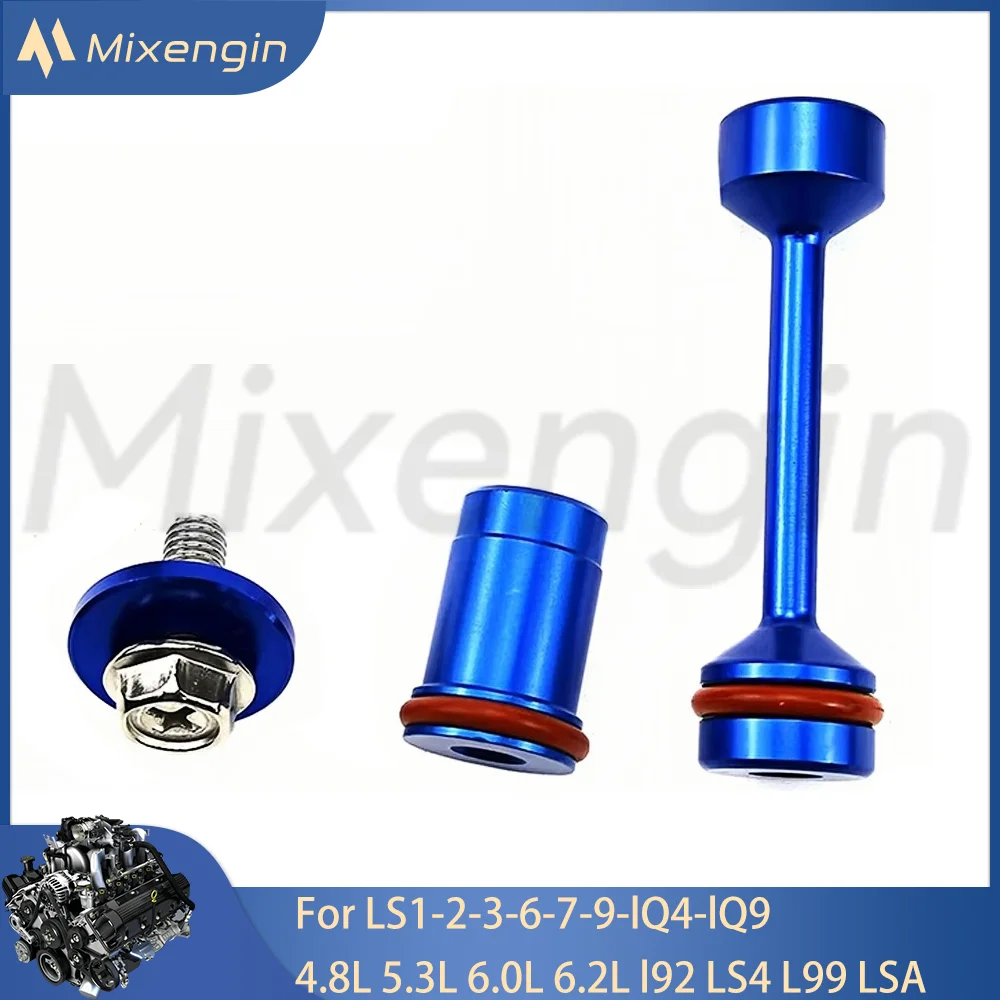 Bypass nozzle of barbell oil diverter for GM 3rd and 4th generation LS engines 4.8L 5.3L 6.0L 6.2L L92 LS4 L99 LSA