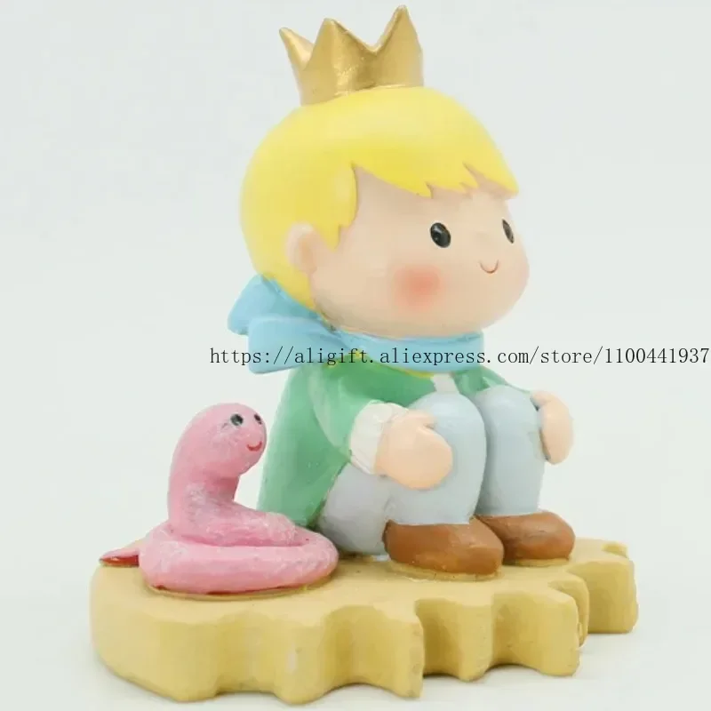 Creative Gift Birthday Cake Decoration Cartoon Little Prince Themed Accessory Set for Child\'s Milestone Celebration