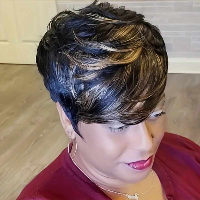 Short Curly Pixie W… - image