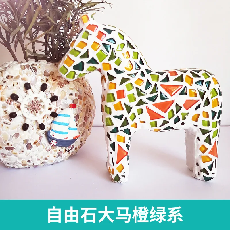 Variant: L Size Mosaic Horse
