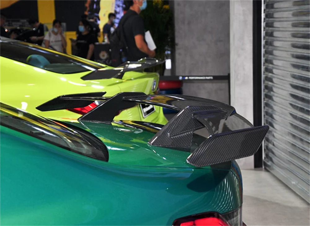 

Используется для BMW G80 G82 M3 M4 MP Стиль Углеродное волокно Задний спойлер High Wing Body Kit для BMW M3 M4 Body Kit