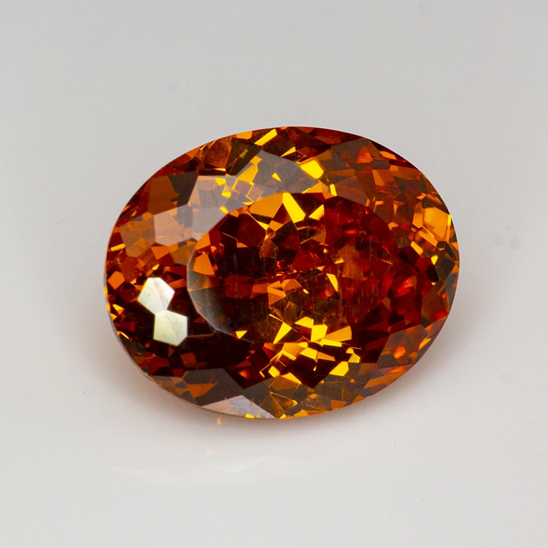 New Partschinite Oval 100 Faceted Cut Cubic Zirconia Lab Zircon CZ 4K Cutting 5A+ Quality for Jewelry Making