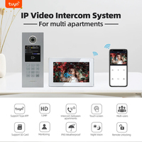 Jeatone Tuya 7 Inch Video Door Phone Intercom Doorbell Smart Home Eye Door Camera For Wireless WiFi Access Control System Kit