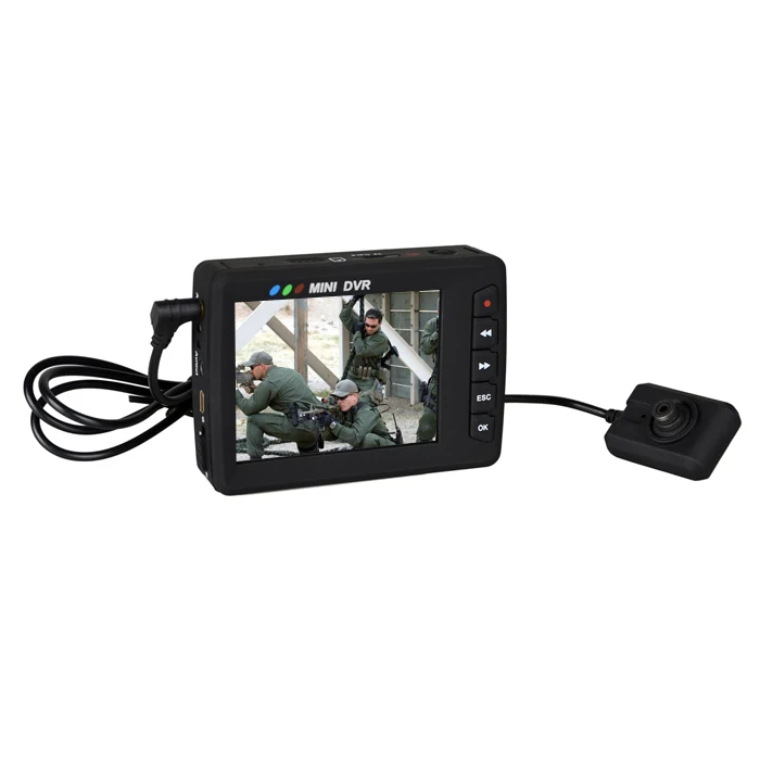 

2.7 Inch LCD Real-time Recording Remote Control Analog Security Body Worn Video Camera Body-Worn Design Clip Video Recorder