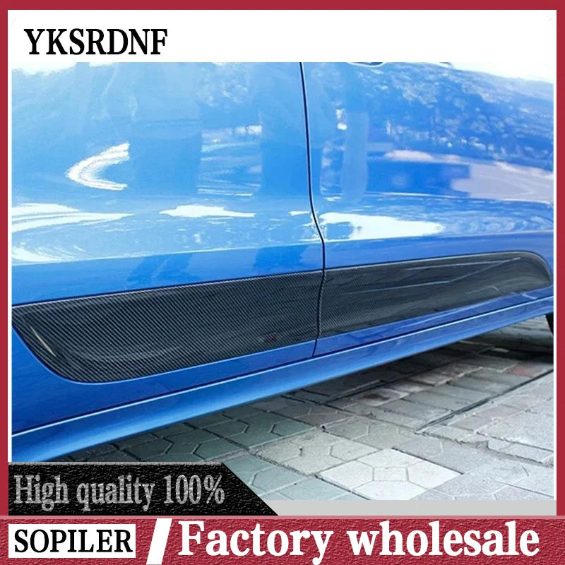 Ochrona drzwi samochodowych do Porsche Macan Osłona drzwi z włókna węglowego Zestaw wykończenia Dodaj styl 2014 2015 2016 2017 2018 2020