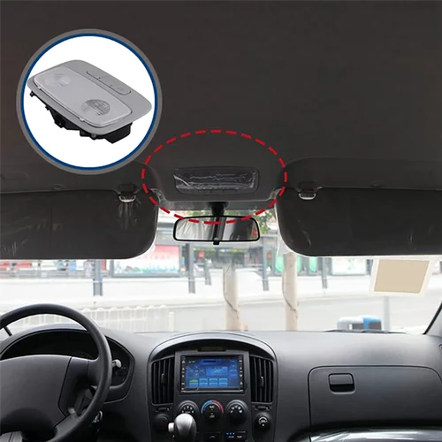Imagen 2 del producto Luces de lectura de techo, lámpara de consola ASSY para Hyundai I800 IMax H1 Starex 2007-2015, lámpara de techo 928704 H100TX 92870-4H100TX