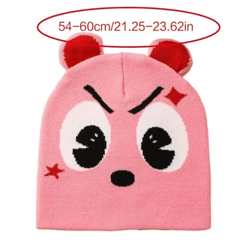 652F Cappello invernale lavorato a maglia per adulti Mantieni caldo Cappello antivento per il freddo per il ciclismo