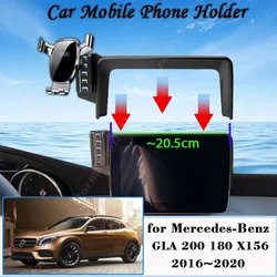 Supporto per Auto per Mercedes-Benz GLA 200 180 X156 2016 ~ 2020 supporto per telefono cellulare con presa d'aria staffa GPS supporto per gravità accessori Auto