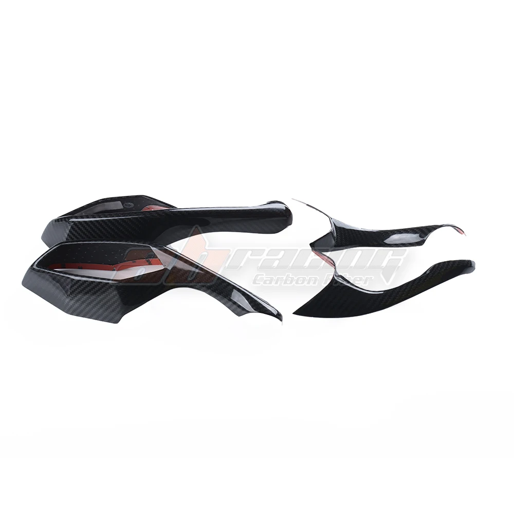 Motorcycle Rearview Mirror Covers Set Fairings For Yamaha YZF-R1 2015+ Full Carbon Fiber 100%