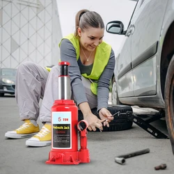 2/5/10 Ton Welded Hydraulic Car Bottle Jack Jack Pad Car Lift Stand Car Jacks Tools for Auto Repairing