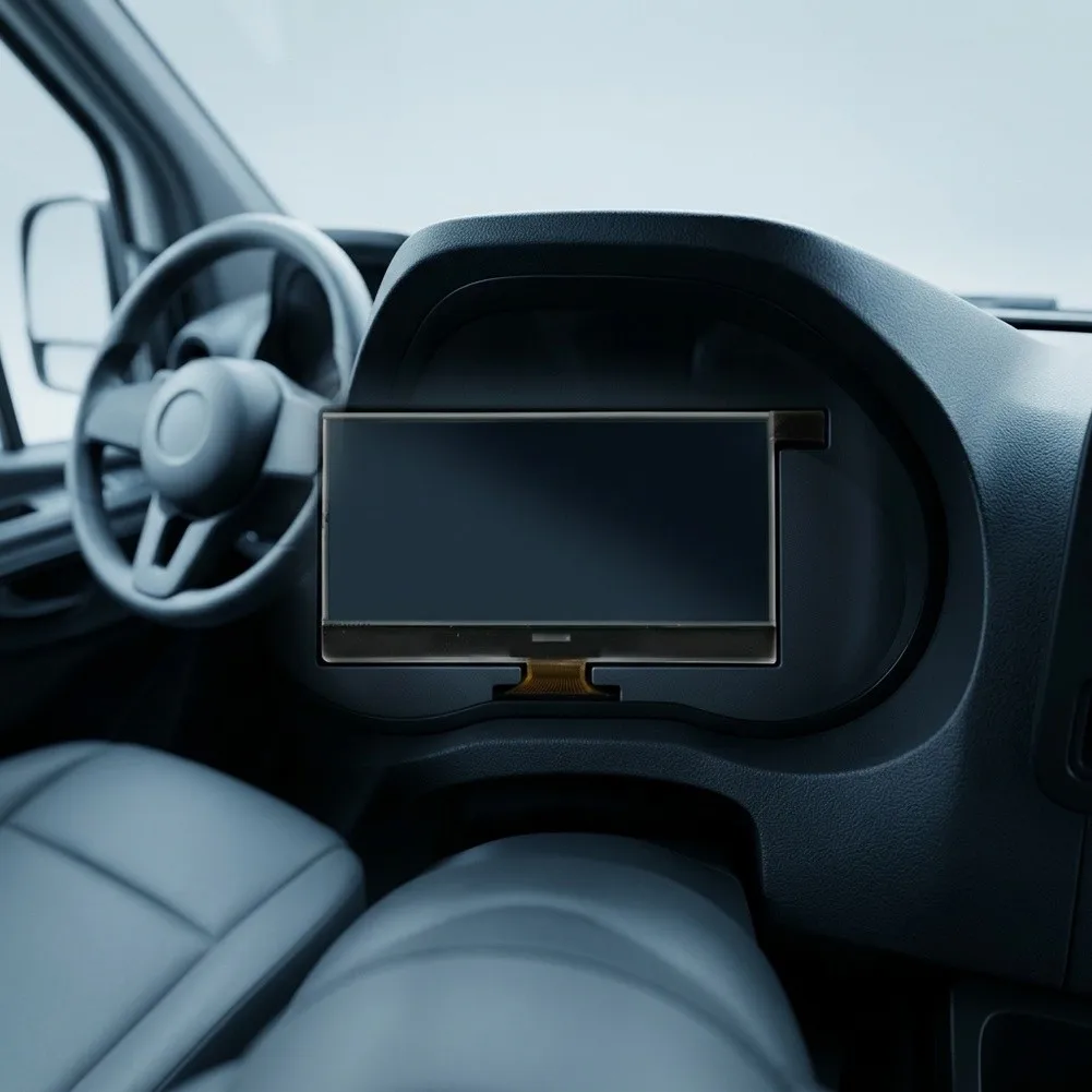 Black Version LCD Cluster Screen for Fiat For Ducato 3rd Gen Fitment Excluded Improved Functionality Black Version