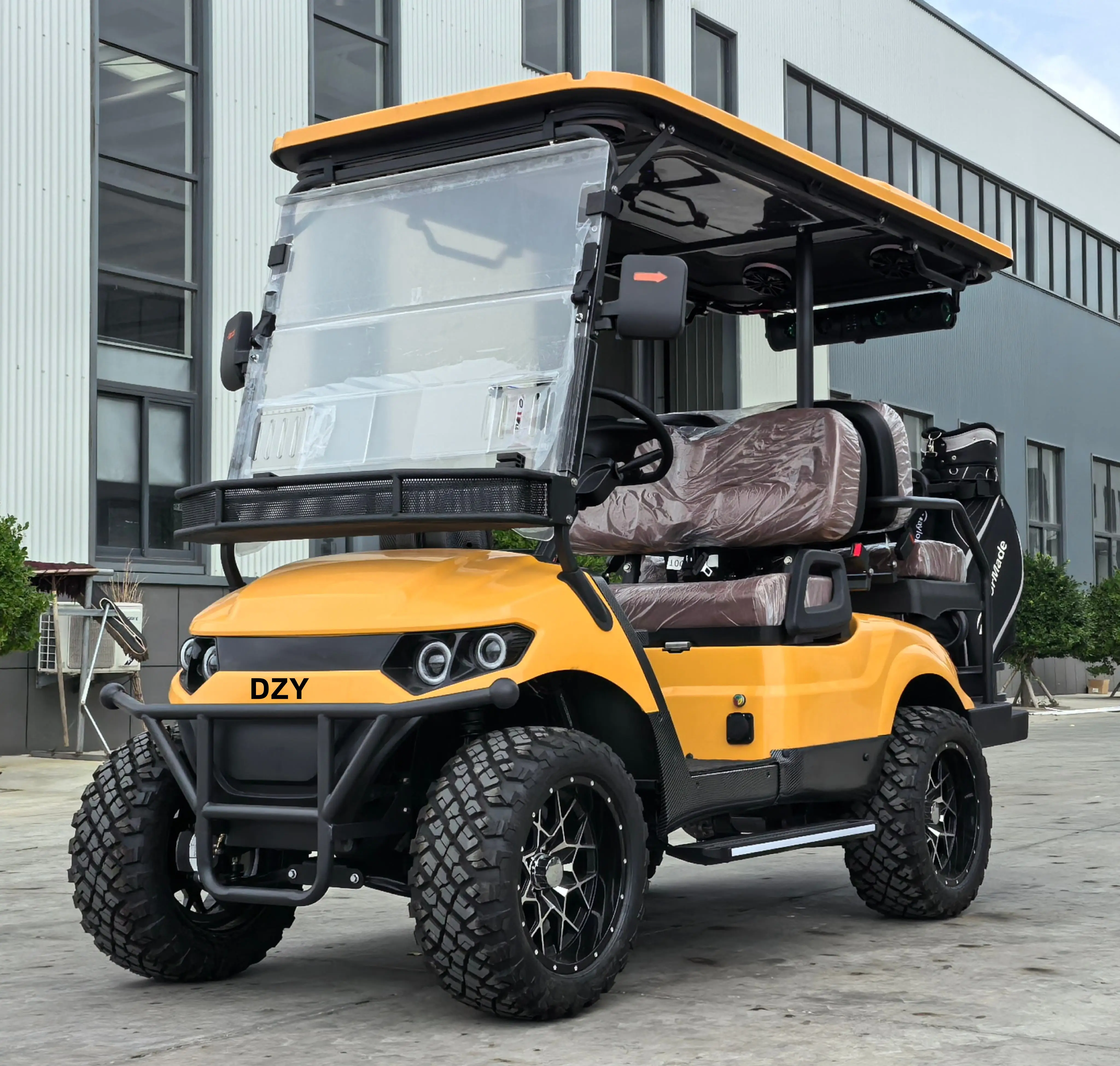 First Aid 6 Seats Family Used Road Legal Modern Electric Golf Cart Club Car golf buggy aluminum frame golf cart