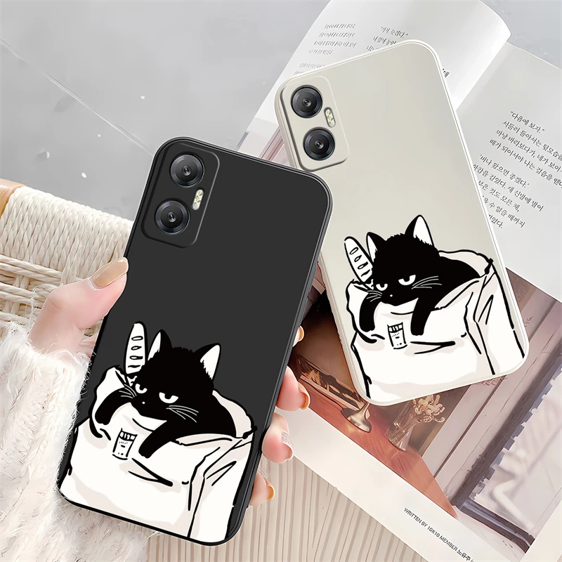 Anime Cat Silicone Phone Case For Infinix Hot 9 10 11 12 30I Play 10S 10T 11S NFC 12 20S Shockproof Bumper Back Soft Cover Coque