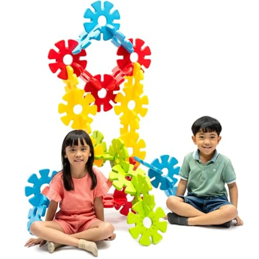 

40 Piece Big Clicks Set Perfect STEM Toy for of All Ages Encourages Creative Building and ProblemSolving Skills in Educational