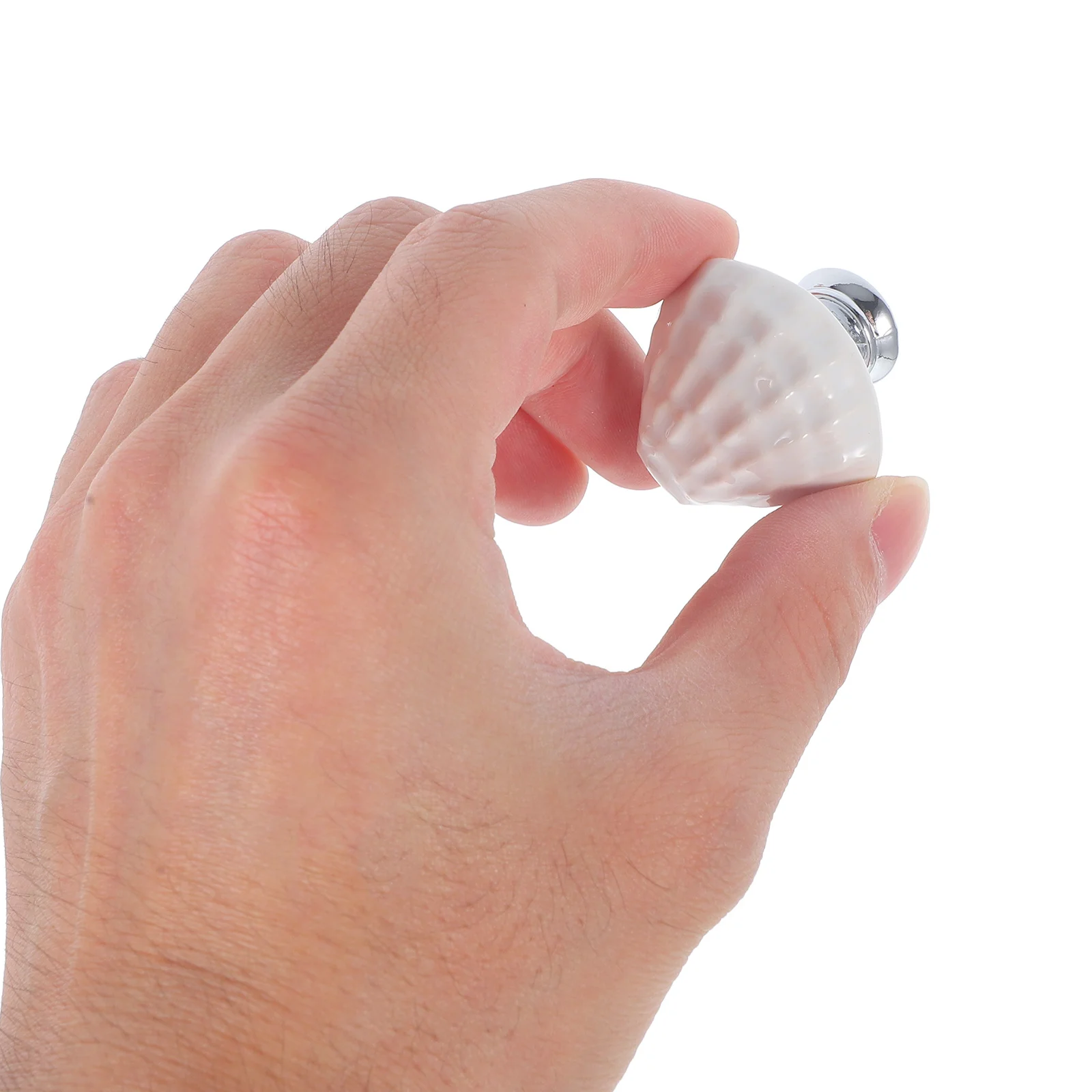 

4Pcs Shell Style Cabinet Door Knobs Durable Ceramic Pull Handles for Drawer Wardrobe Cupboard Chest Furniture Cabinet Knob