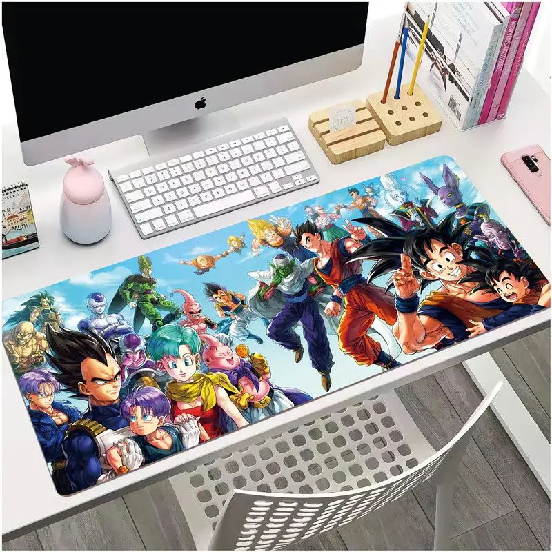 Anime Dragon Ball Mouse Pad Office Keyboard Pad Thick Washable Non-Fading Size Optional Son Goku Vegeta Gogeta Holiday Gift