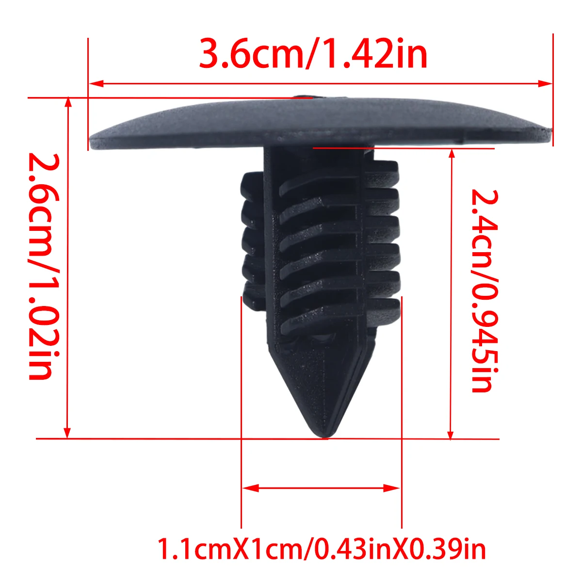 50pcs For Opel VIVARO A B MOVANO A B Car Wheel Arch Liner Splash guard Clips Plastic Fastener 7703077435 Tool-Free Installation