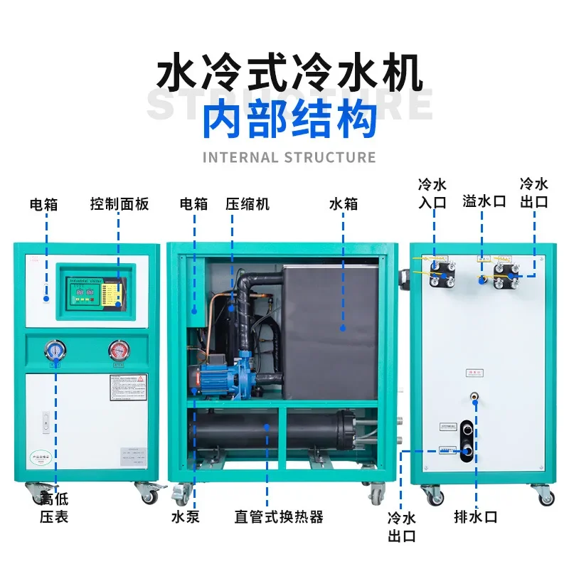 Industrial chiller equipment cooling pharmaceutical freezer induction heating equipment refrigerator air-cooled