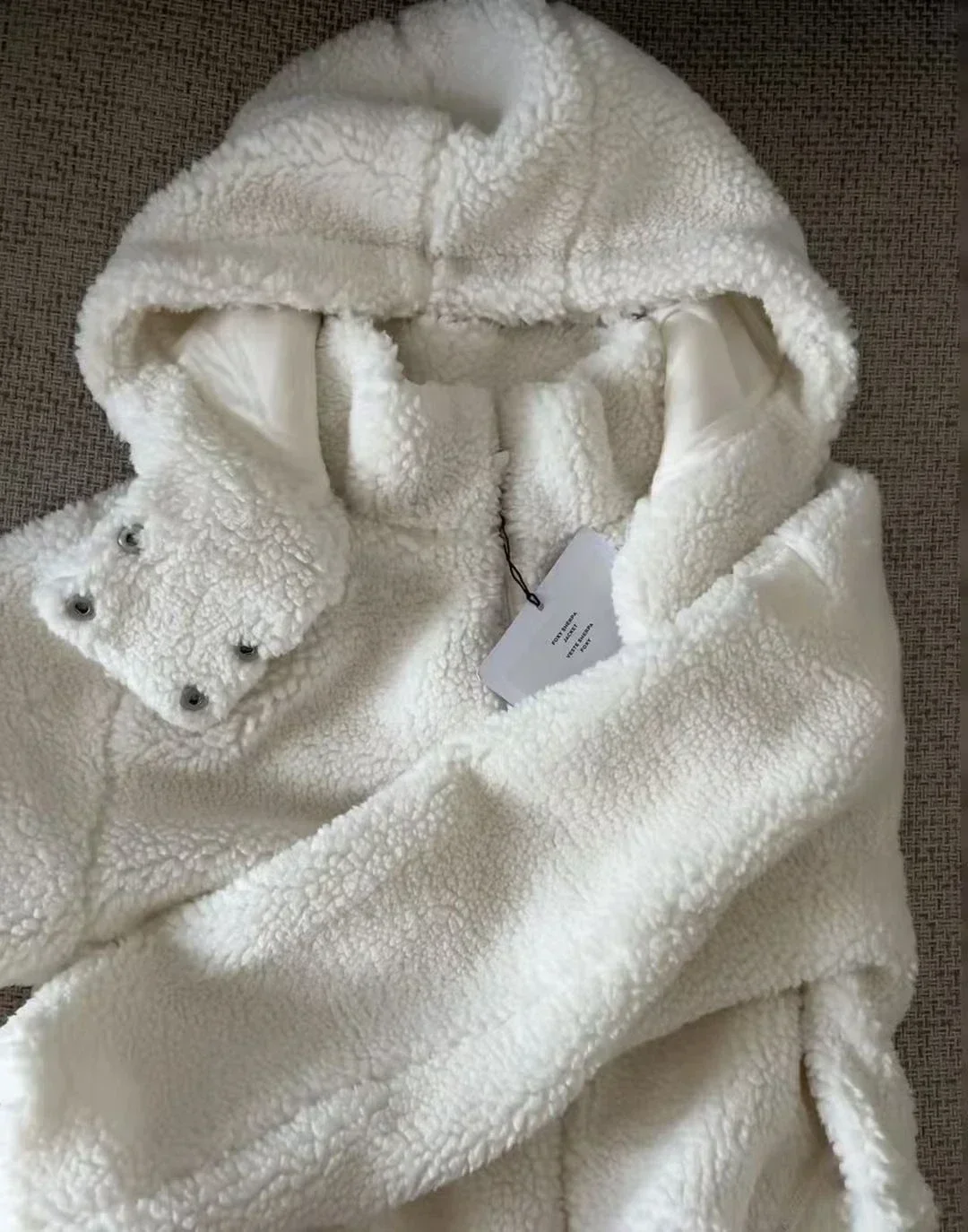 Manteau à capuche de Yoga de déesse, veste Foxy en peluche d'agneau, col montant chaud, Blazer d'hiver, coupe décontractée, pull à fermeture éclair complète, Rem