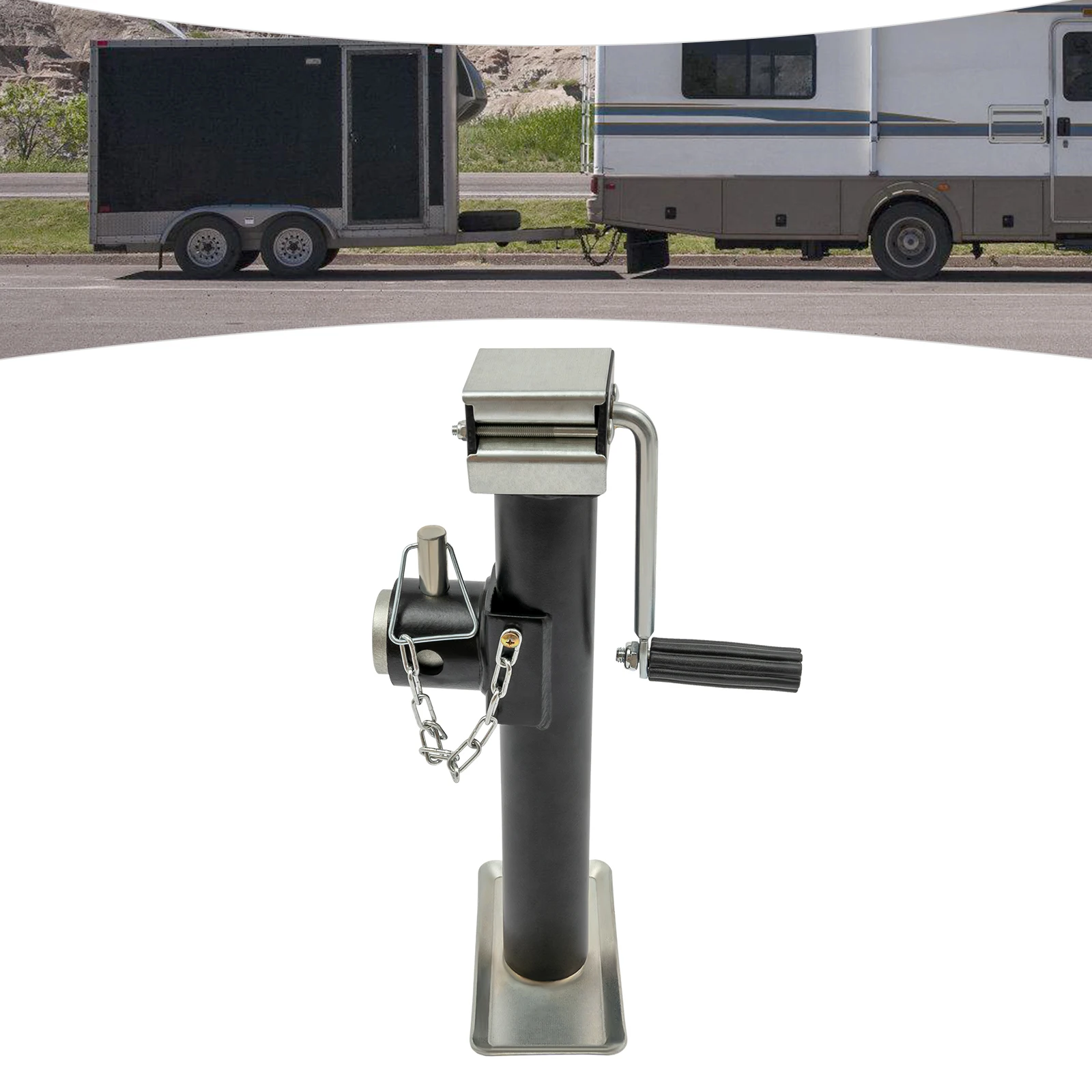 

Car Trailer Support Set (10 Inches 1t), Used For Tilting Forklift Trailers, Supporting A Load Of 1t