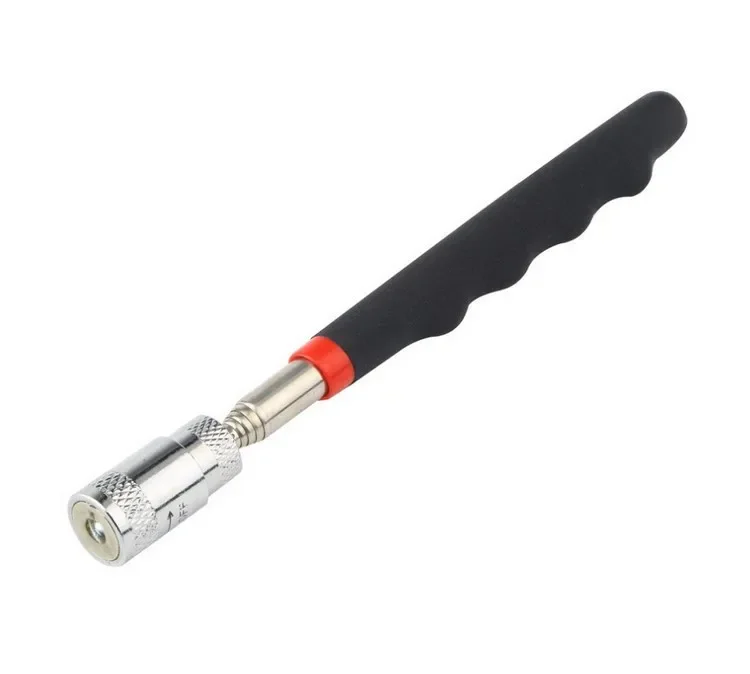 Mini Real Stick Neodymium Imanes LED Pick Up Tool Telescopic Magnetic Magnet Tool for Picking Up Nuts and Bolts