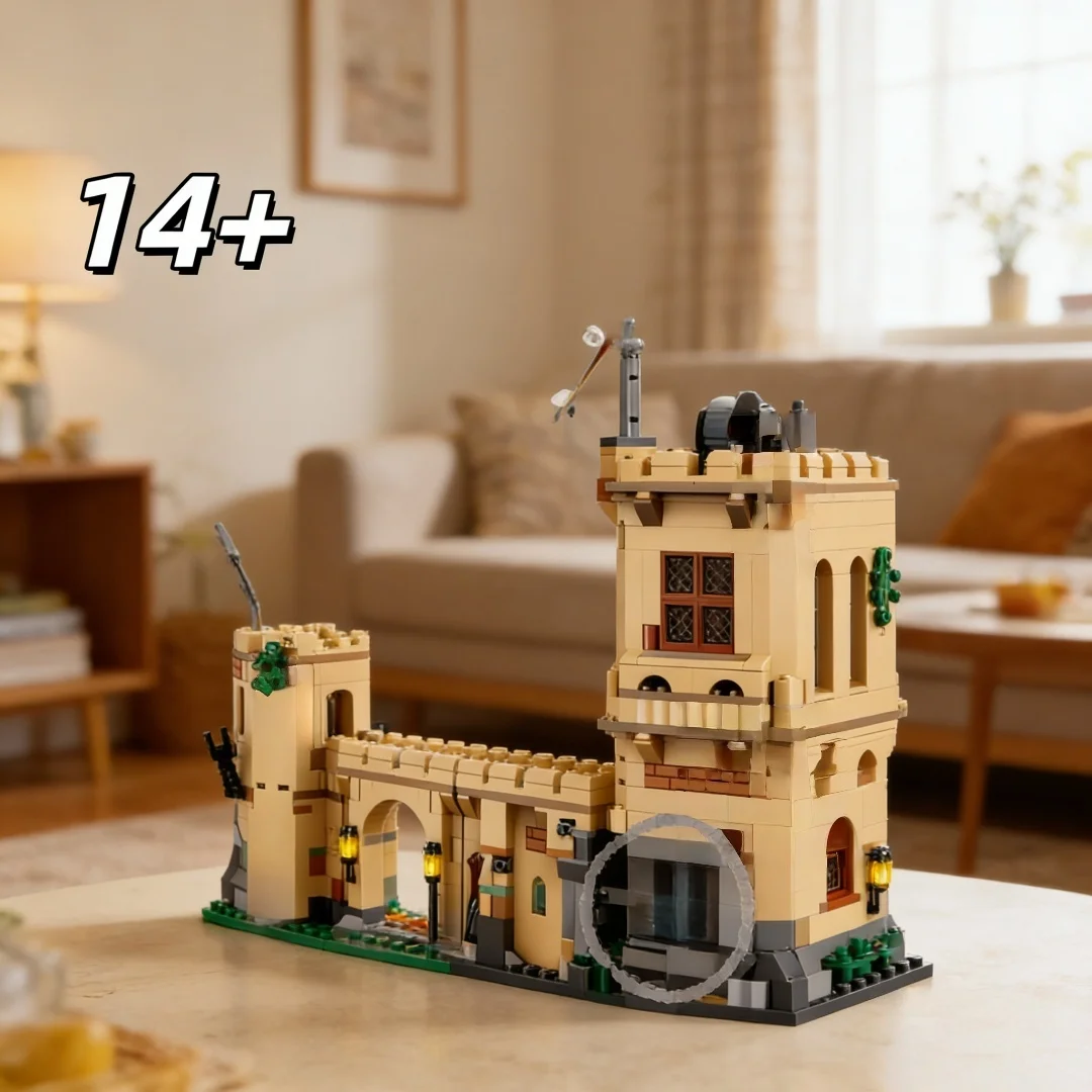 

The new street view series of building blocks adult assembly model puzzle education assembly decoration