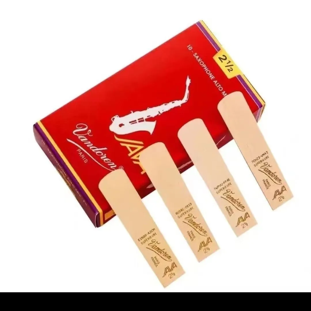 French Vandoren reed for alto saxophone in red box, middle register