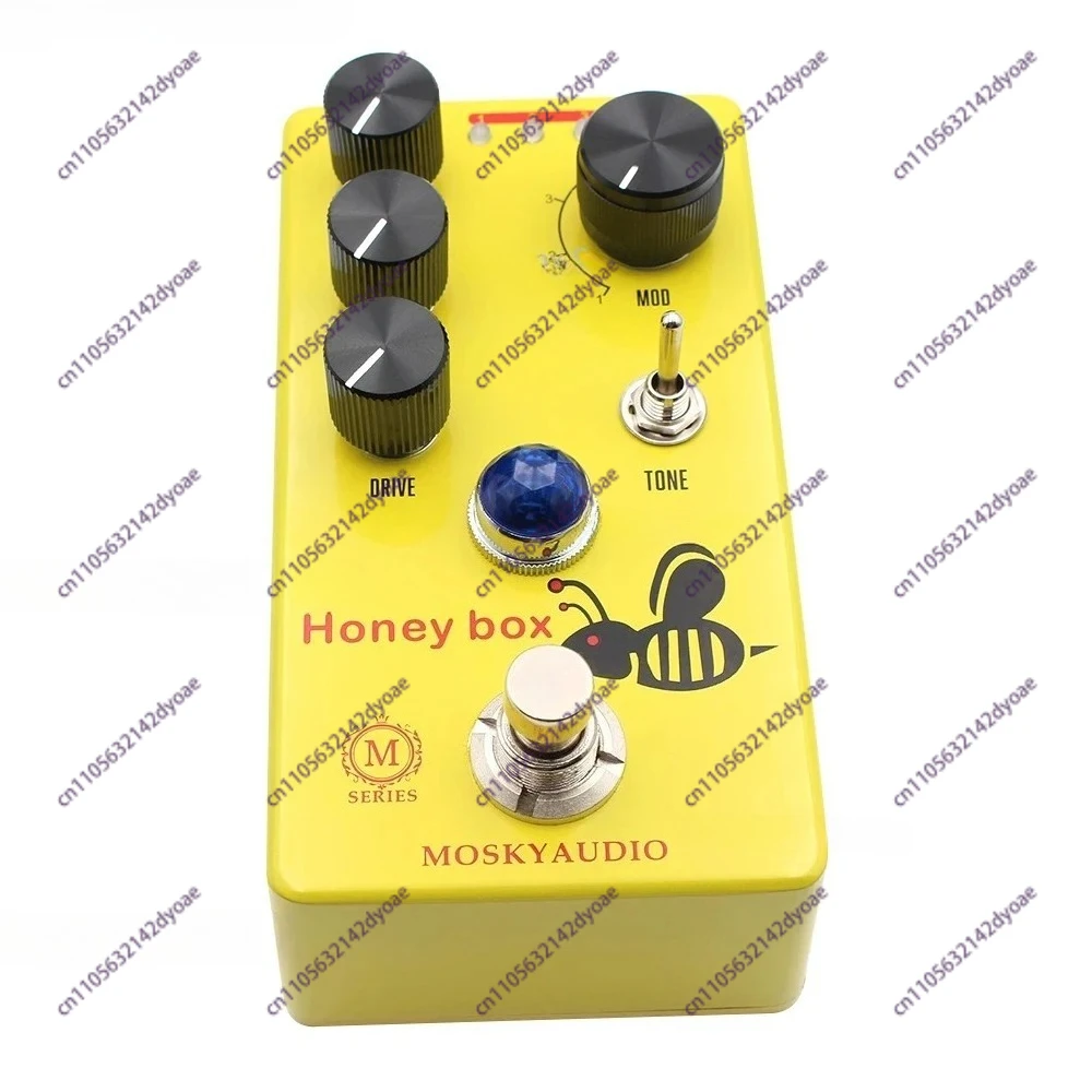 MOSKYaudio Honey Box Drive Guitar Bass Effect Pedal Overdrive Four Models With True Bypass