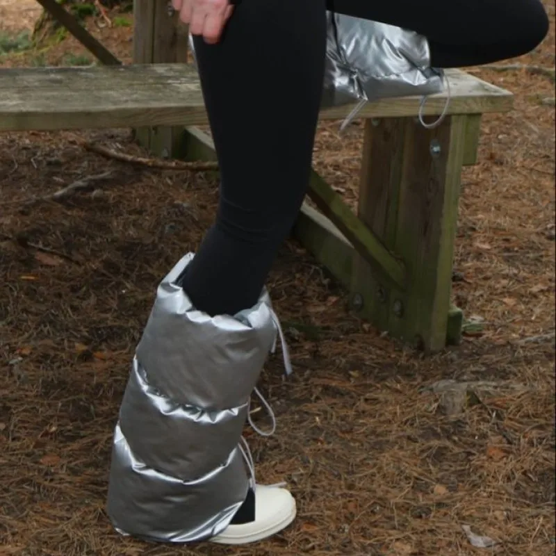 

Winter Thick Cotton Sock Cover Sweet Girl Filled Cotton Drawstring Anti slip Warm Boot Cover