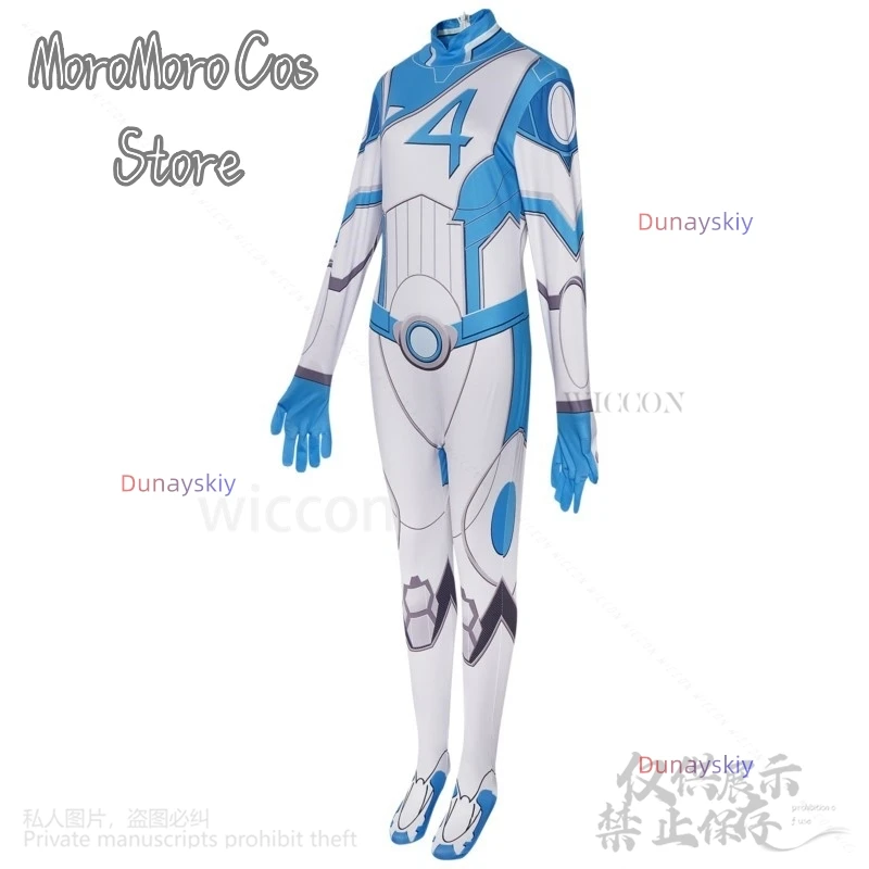 Disfraz de Cosplay de Anime Rivals, lencería de Susan Storm, mono Sexy, uniforme, traje, peluca para niñas y mujeres, fiesta de Halloween Cus