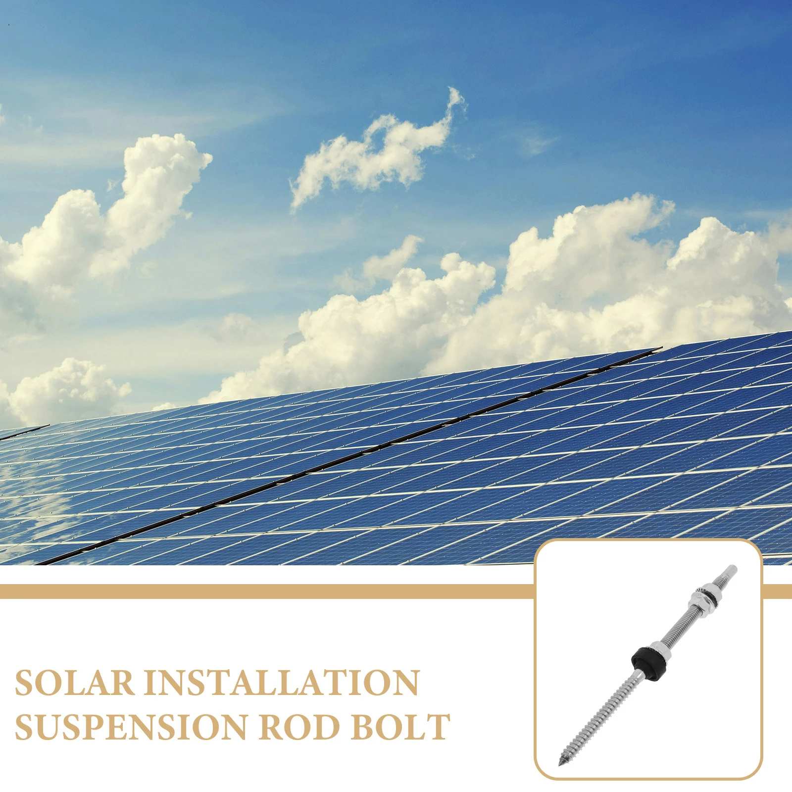 الفولاذ المقاوم للصدأ لوحة طاقة شمسية شماعات البراغي ارتفاع قابل للتعديل سقف الطاقة الشمسية تصاعد الملحقات الكهروضوئية عدة مفصلات ملولبة