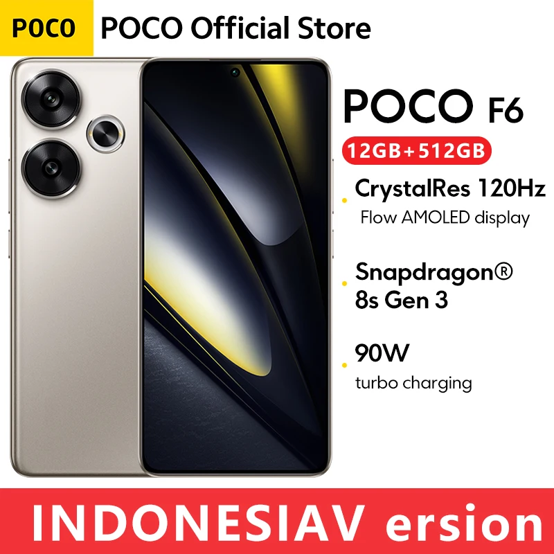 Global Version POCO F6 Smartphone Global Version Snapdragon®8s Gen